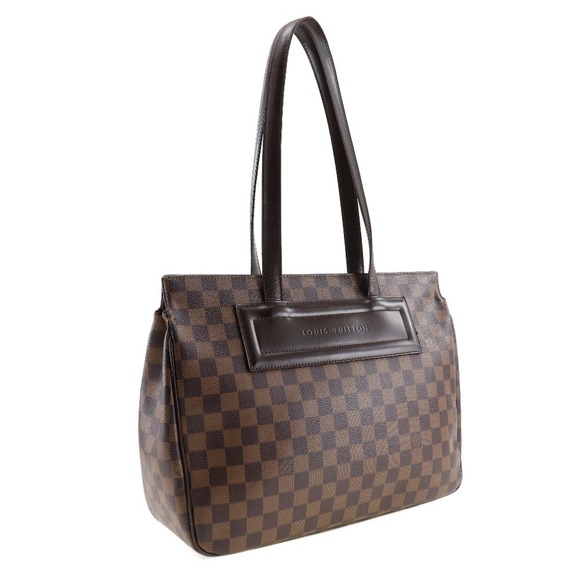LOUIS VUITTON Parioli PM Tote Bag N51123 Damier Canvas Made in France 1999 Br... - Picture 3 of 10